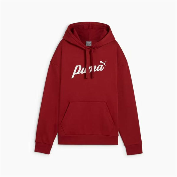 Puma Essentials+ Script Damen Sweater mit Kapuze - Mode & Accessoires