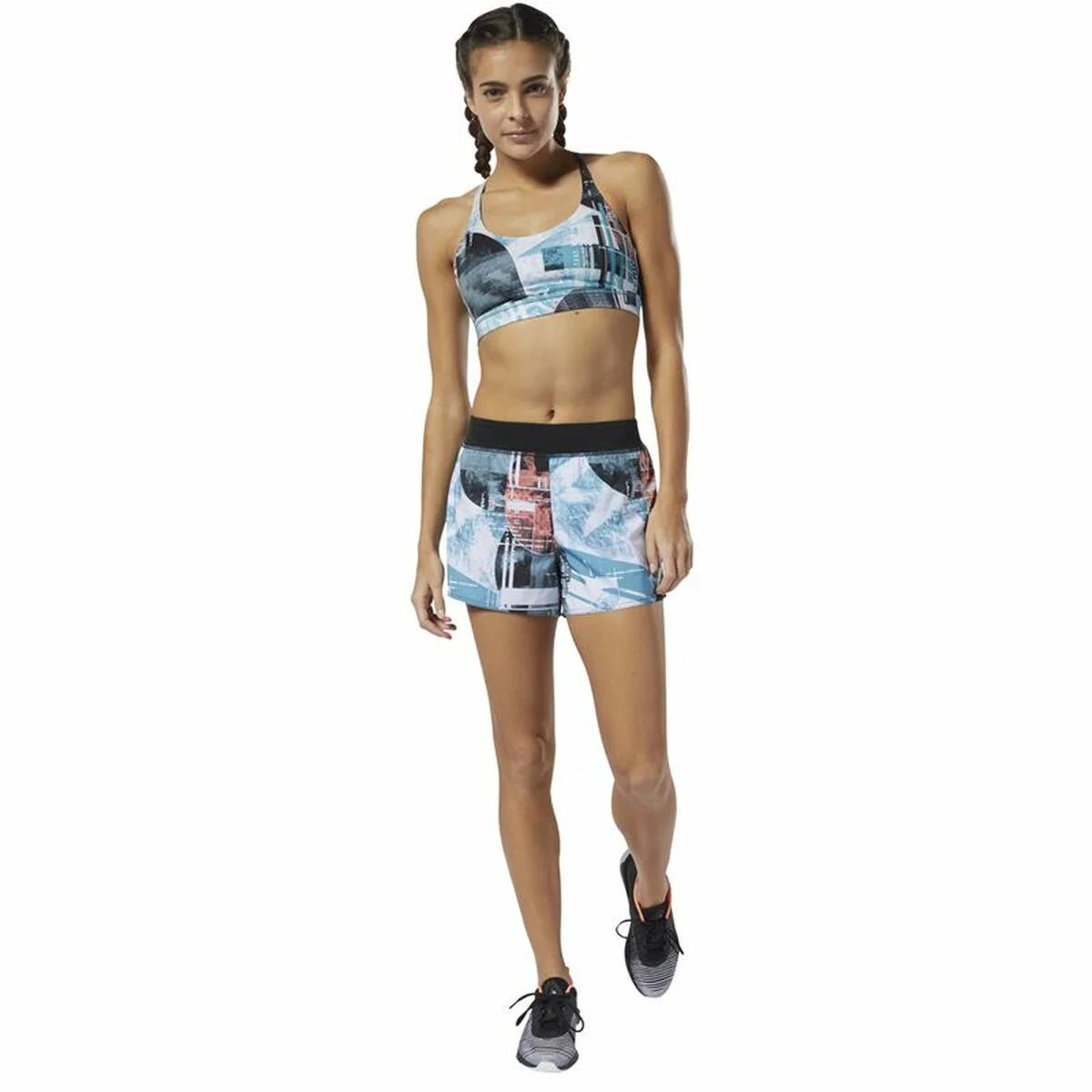Damen-Sportshorts Reebok Wor Moonshift Himmelsblau – ausgewählte Produktansicht