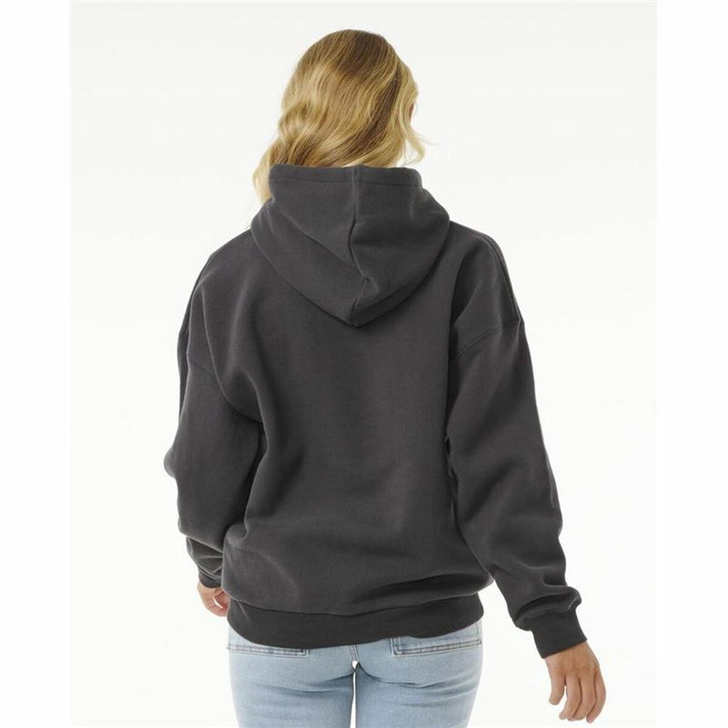 Rip Curl Damen Sweater Kapuze Schwarz aus weichem Material - Mode & Accessoires
