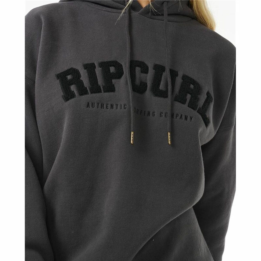 Rip Curl Damen Sweater Kapuze Schwarz aus weichem Material - Mode & Accessoires