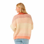 Rip Curl Damen Sweater Soleil Rib Knit Crew bequem - Mode & Accessoires