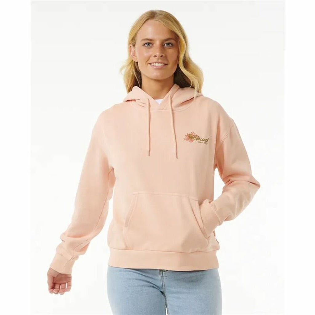 Rip Curl Damensweater Wild Bloom Gelb mit Kapuze