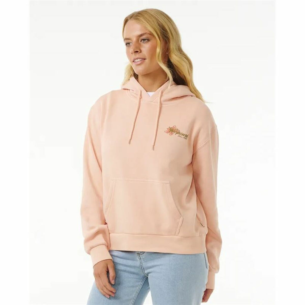 Rip Curl Damensweater Wild Bloom Gelb mit Kapuze