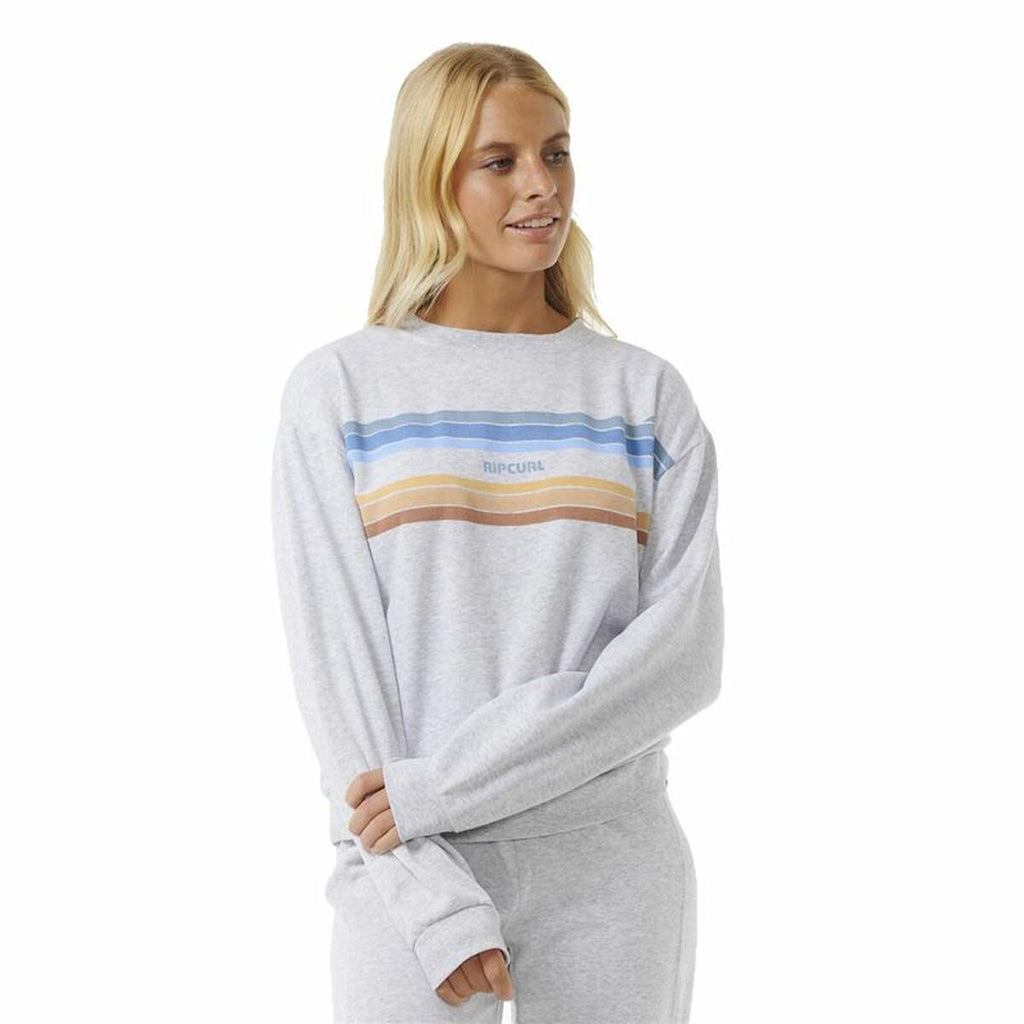 Rip Curl Sweater Grau ohne Kapuze bequem und stylisch - Mode & Accessoires