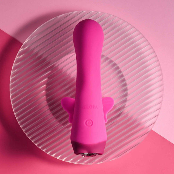 Selopa BUTTERFLY LOVE G-Punkt Vibrator Rosa Silikon aufladbar - Erotik Shop