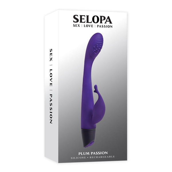 Selopa G-Punkt Vibrator Plum Passion Lila Silikon wasserfest - Erotik Shop
