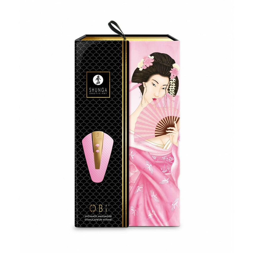 Shunga Obi Rosa Vibrator - Wasserdicht und Ergonomisch - Erotik Shop