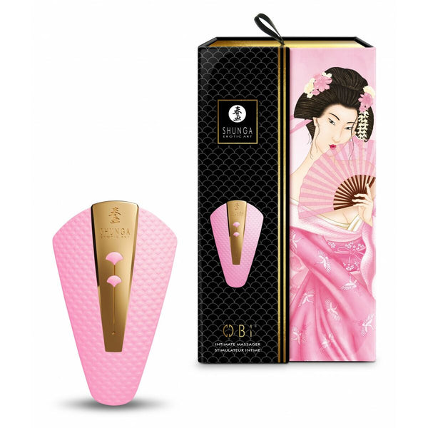 Shunga Obi Rosa Vibrator - Wasserdicht und Ergonomisch - Erotik Shop