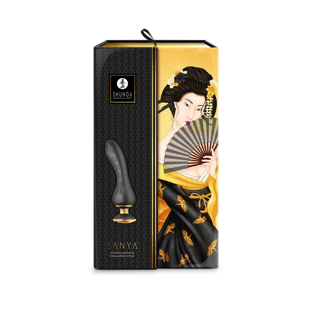 Shunga Sanya G-Punkt Vibrator Schwarz Erotik Spielzeug