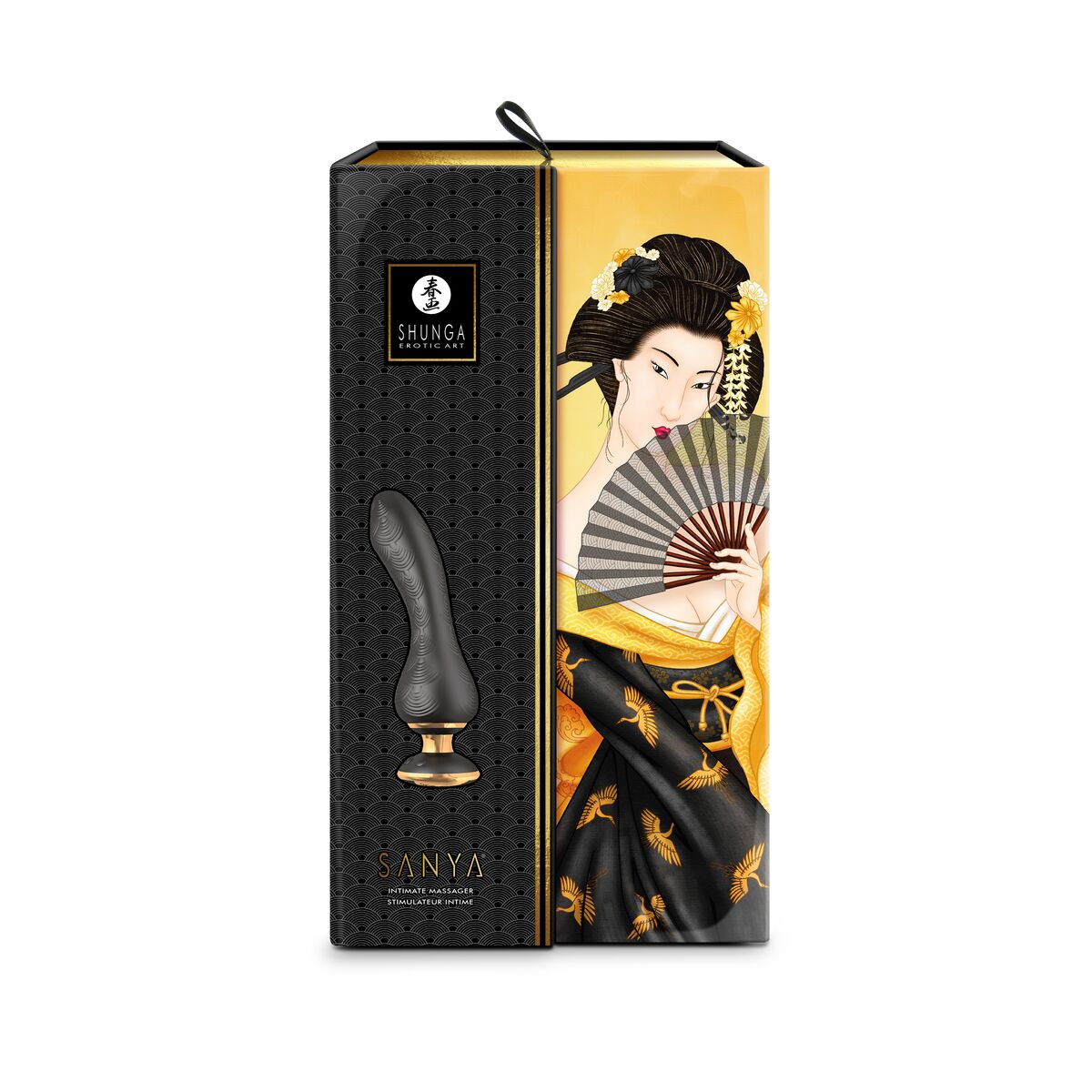 Shunga Sanya G-Punkt Vibrator Schwarz Erotik Spielzeug