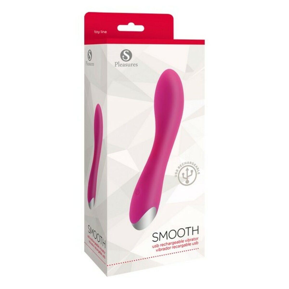 Silikon Vibrator Rosa S Pleasures Smooth G-Punkt Modiof