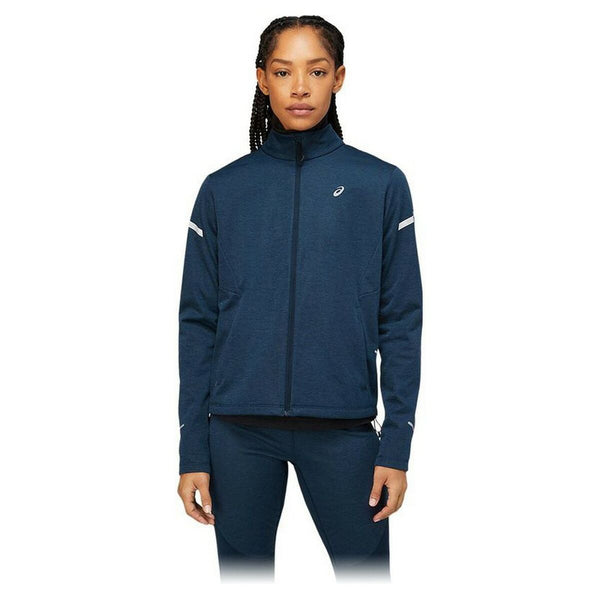 Sportjacke für Frauen Asics Lite-Show Marineblau - Sport & Freizeit