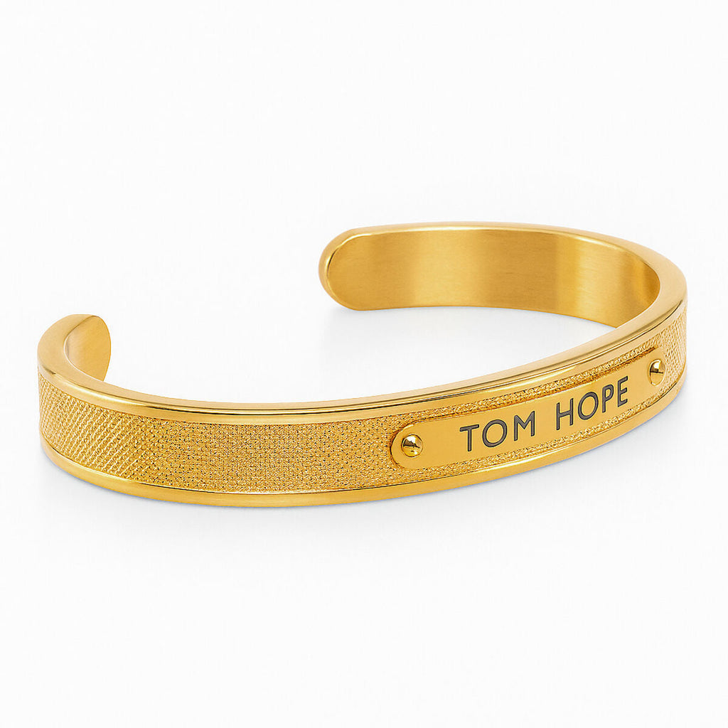Tom Hope Damenarmreif – Elegantes Gold-Finish