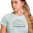 Trangoworld Damen Kurzarm-T-Shirt Aquamarin Sportlich - Sport & Freizeit