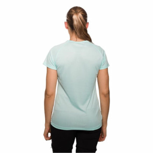 Trangoworld Damen Kurzarm-T-Shirt Aquamarin Sportlich - Sport & Freizeit
