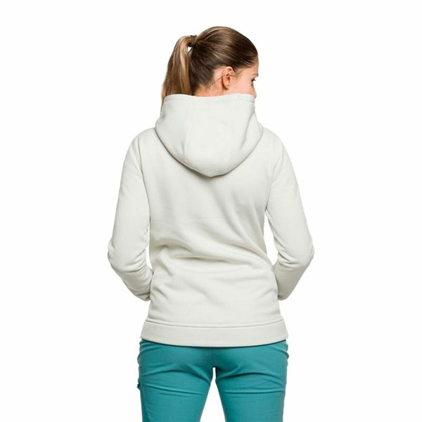 Trangoworld Poppi Damen Sweater Kapuze Weiß Komfortabel - Mode & Accessoires