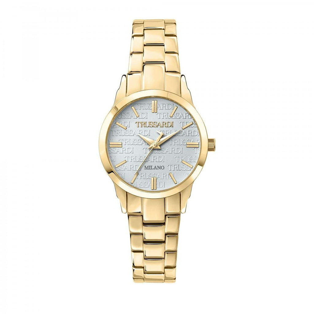 Trussardi Damenuhr – Elegantes Design Mit Goldfarbenem Armband