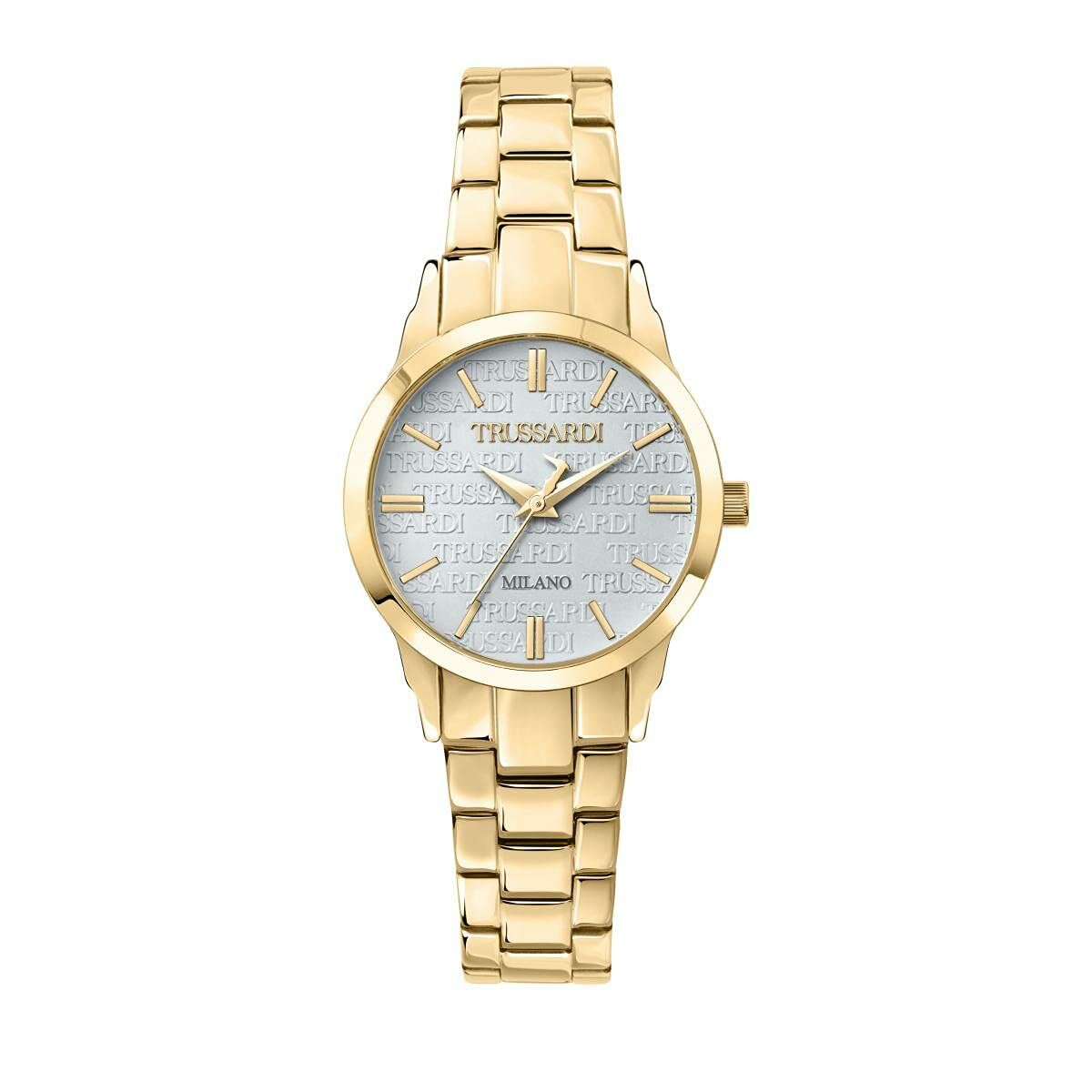 Trussardi Damenuhr – Elegantes Design Mit Goldfarbenem Armband