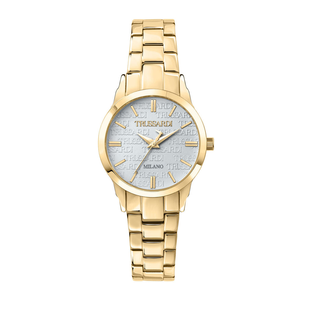 Trussardi Damenuhr – Elegantes Design Mit Goldfarbenem Armband