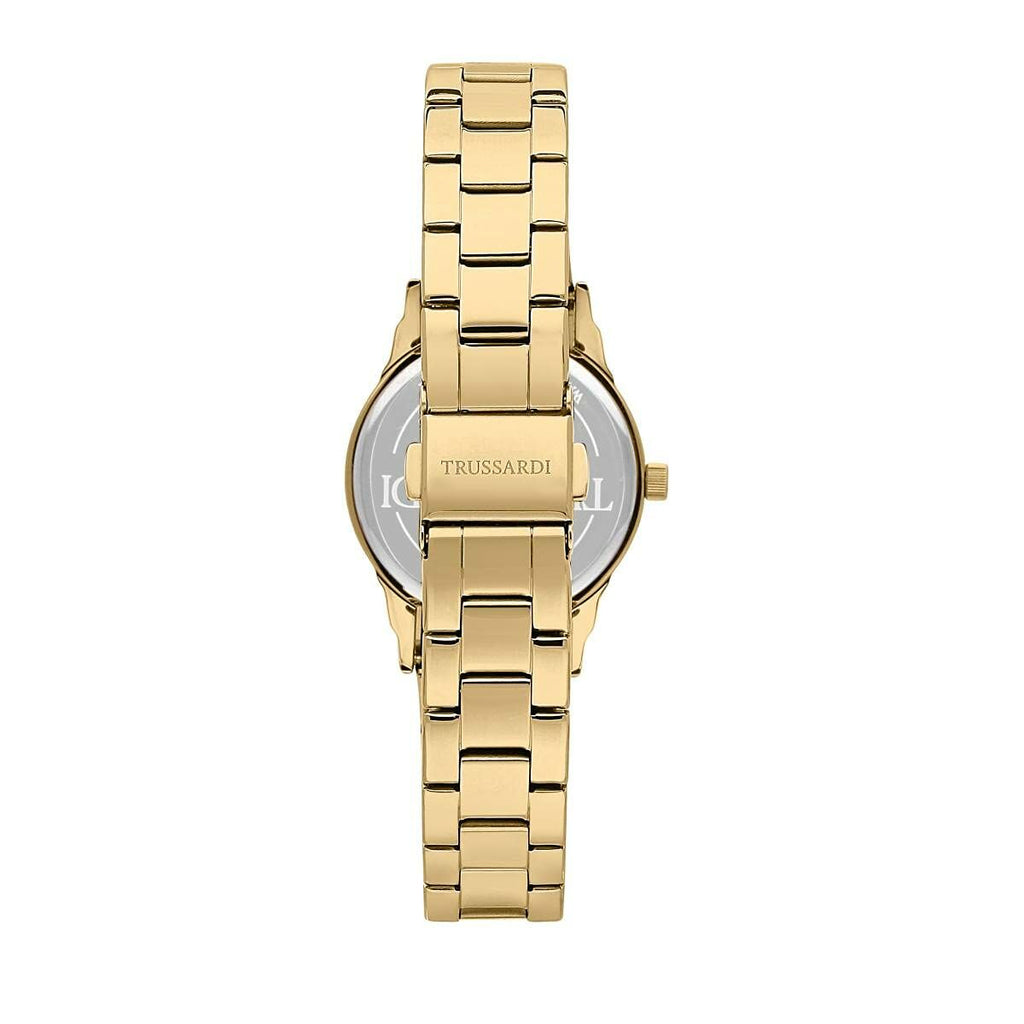 Trussardi Damenuhr – Elegantes Design Mit Goldfarbenem Armband