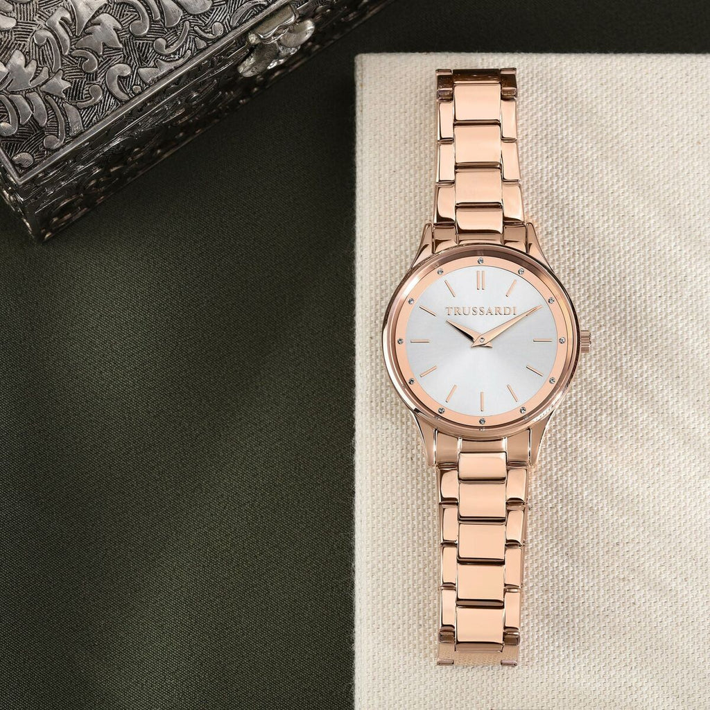 Trussardi Damenuhr – Elegantes Design in Rosa