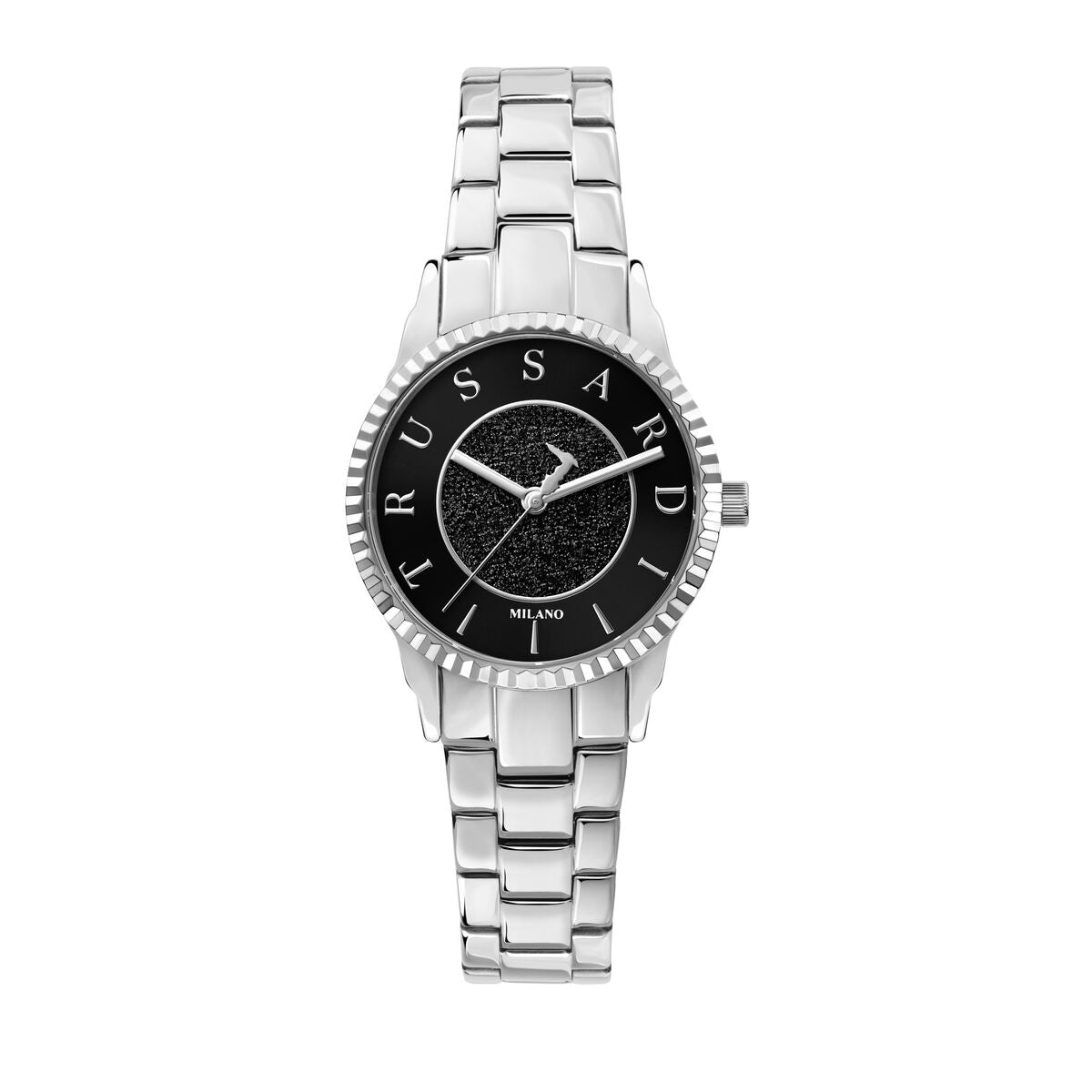 Trussardi Damenuhr R2453144503 Ø 32 mm Silber Schwarz