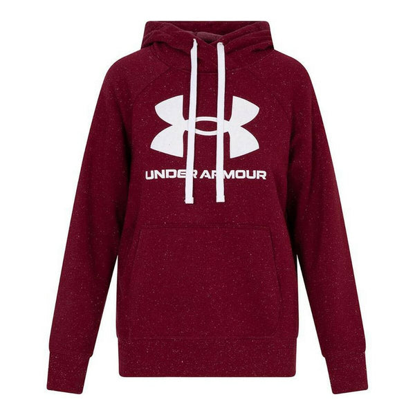 Under Armour Damen Kapuzenpullover Fleece Rot Dunkelrot - Sport & Freizeit