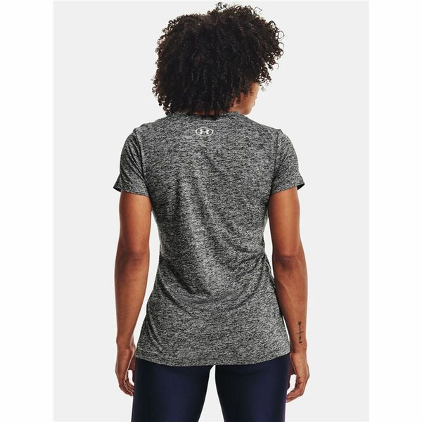 Under Armour Damen Kurzarm-T-Shirt Polyester Grau - Sport & Freizeit