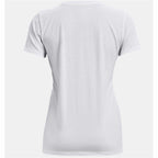 Under Armour Damen Kurzarm-T-Shirt Weiß aus Baumwolle - Sport & Freizeit