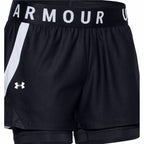 Under Armour Play Up 2 In 1 Sportshorts Damen Schwarz - Sport & Freizeit