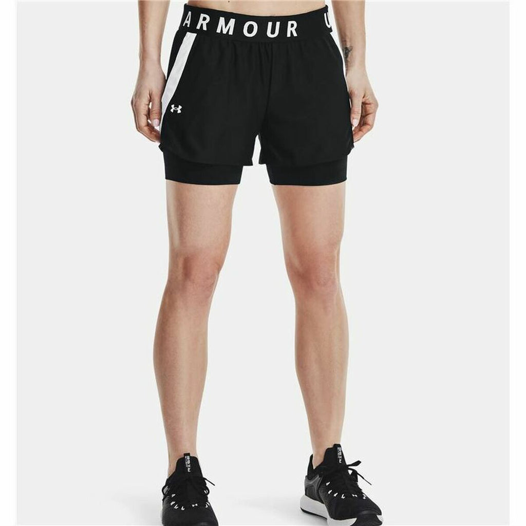 Under Armour Play Up 2 In 1 Sportshorts Damen Schwarz - Sport & Freizeit