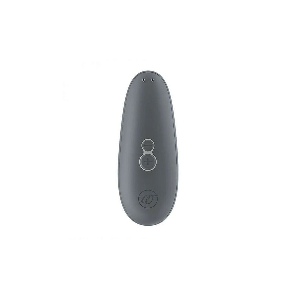 Womanizer gebogener Wasserfester Vibrator in Grau - Erotik Shop