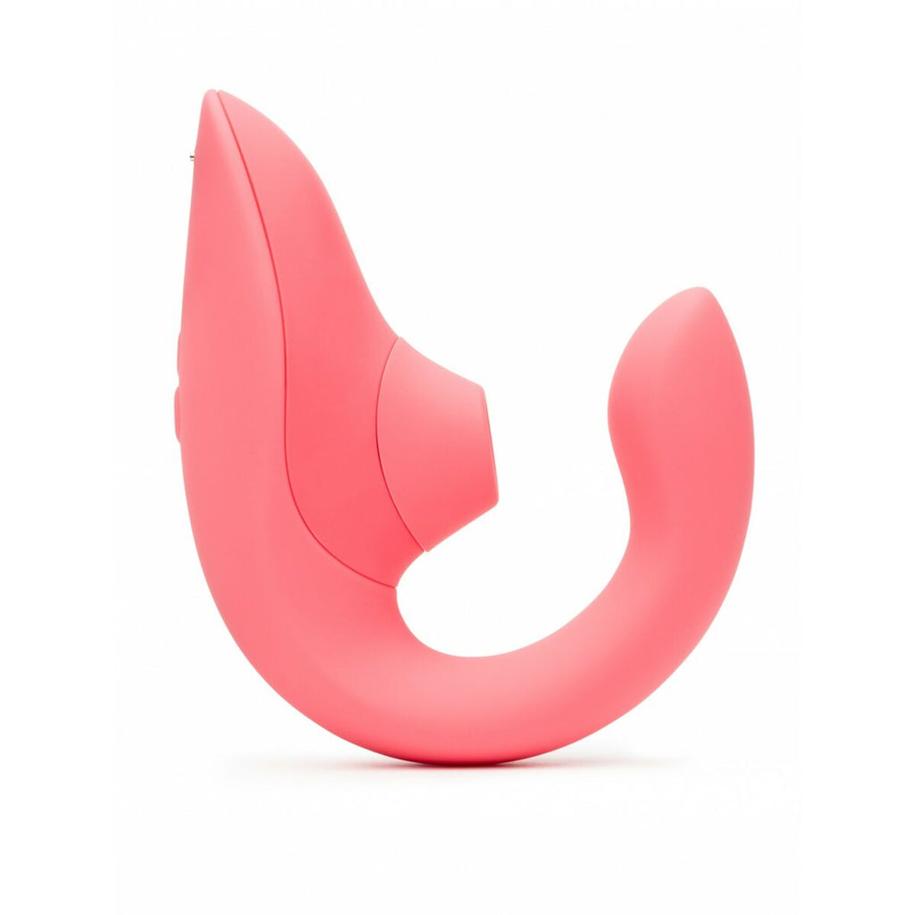 Womanizer Rosa Vibrator gebogen wasserfest USB Ladefunktion - Erotik Shop