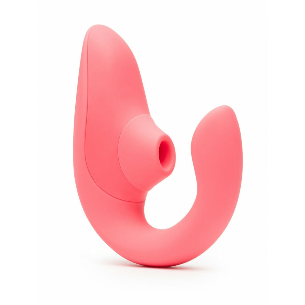 Womanizer Rosa Vibrator gebogen wasserfest USB Ladefunktion - Erotik Shop