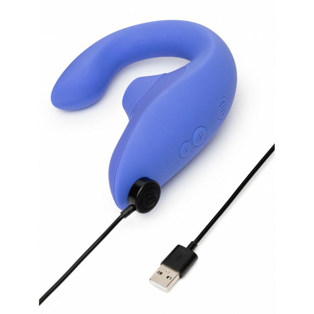 Womanizer Vibrator Blau – Gebogen USB-ladbar & wasserfest - Erotik Shop