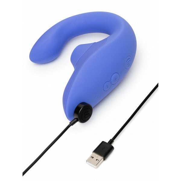Womanizer Vibrator Blau – Gebogen USB-ladbar & wasserfest - Erotik Shop