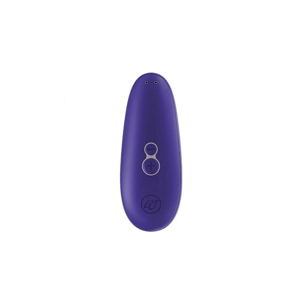 Womanizer Vibrator blau gebogen wasserbeständig 6 Stufen - Erotik Shop