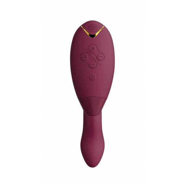 Womanizer Vibrator Burgunderrot gebogen und wasserdicht - Erotik Shop