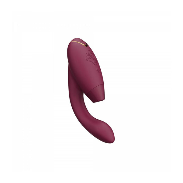 Womanizer Vibrator Burgunderrot gebogen und wasserdicht - Erotik Shop