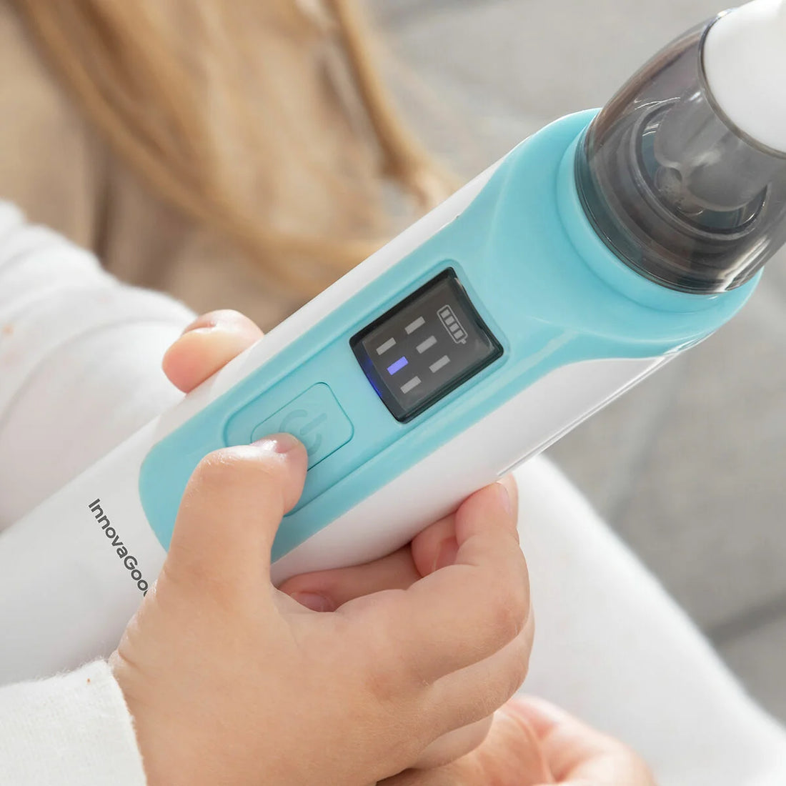 Wiederaufladbarer Nasensauger für Babys Nizi – Detailansicht 1