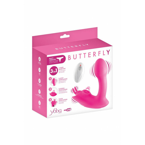 Yoba Rosa Kugelvibrator aus Silikon mit Fernbedienung - Erotik Shop