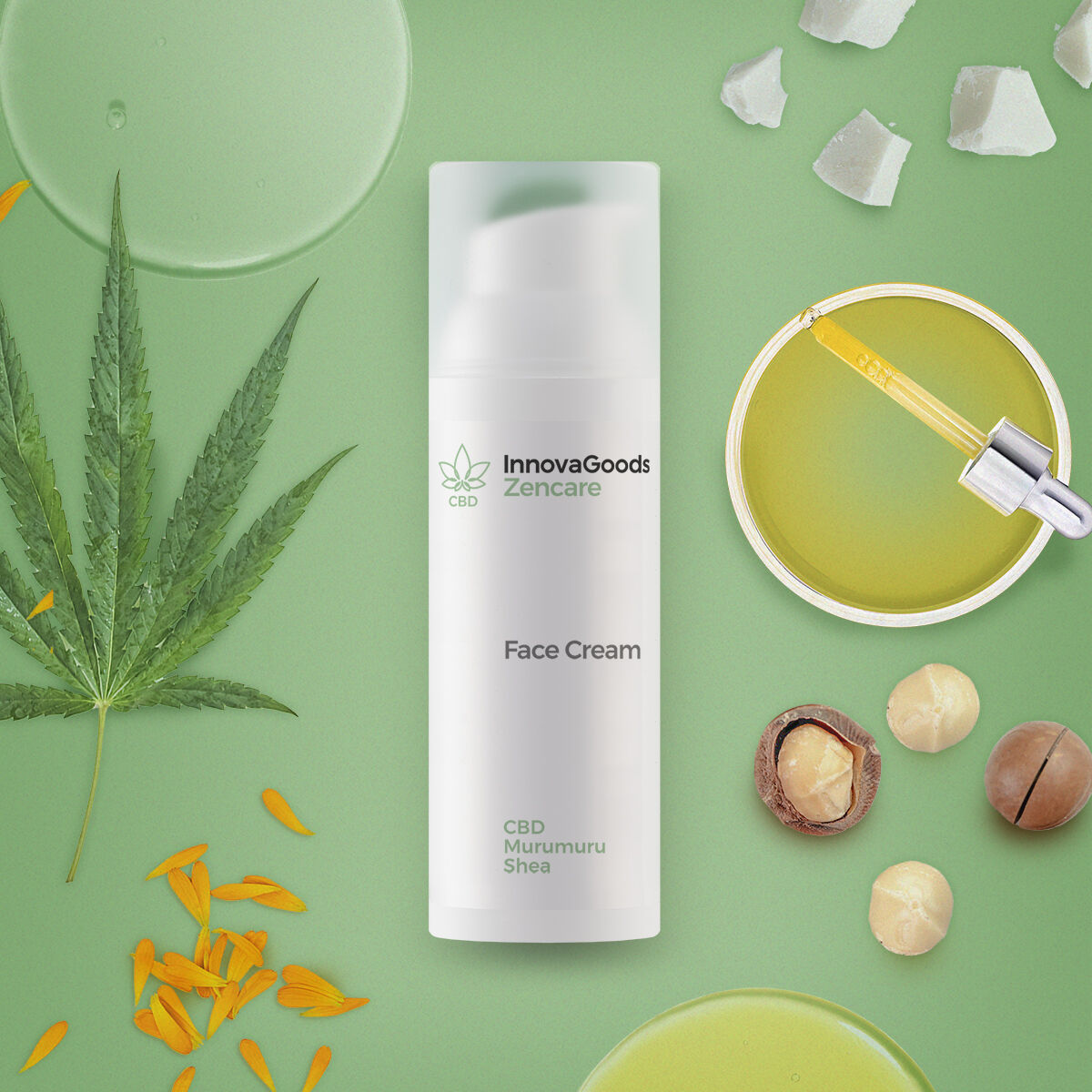 Zencare Feuchtigkeitscreme CBD 50 ml für empfindliche Haut
